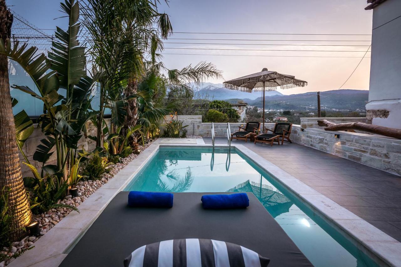 Villa Armenus, Private Pool, Garden, Bbq خانيا المظهر الخارجي الصورة