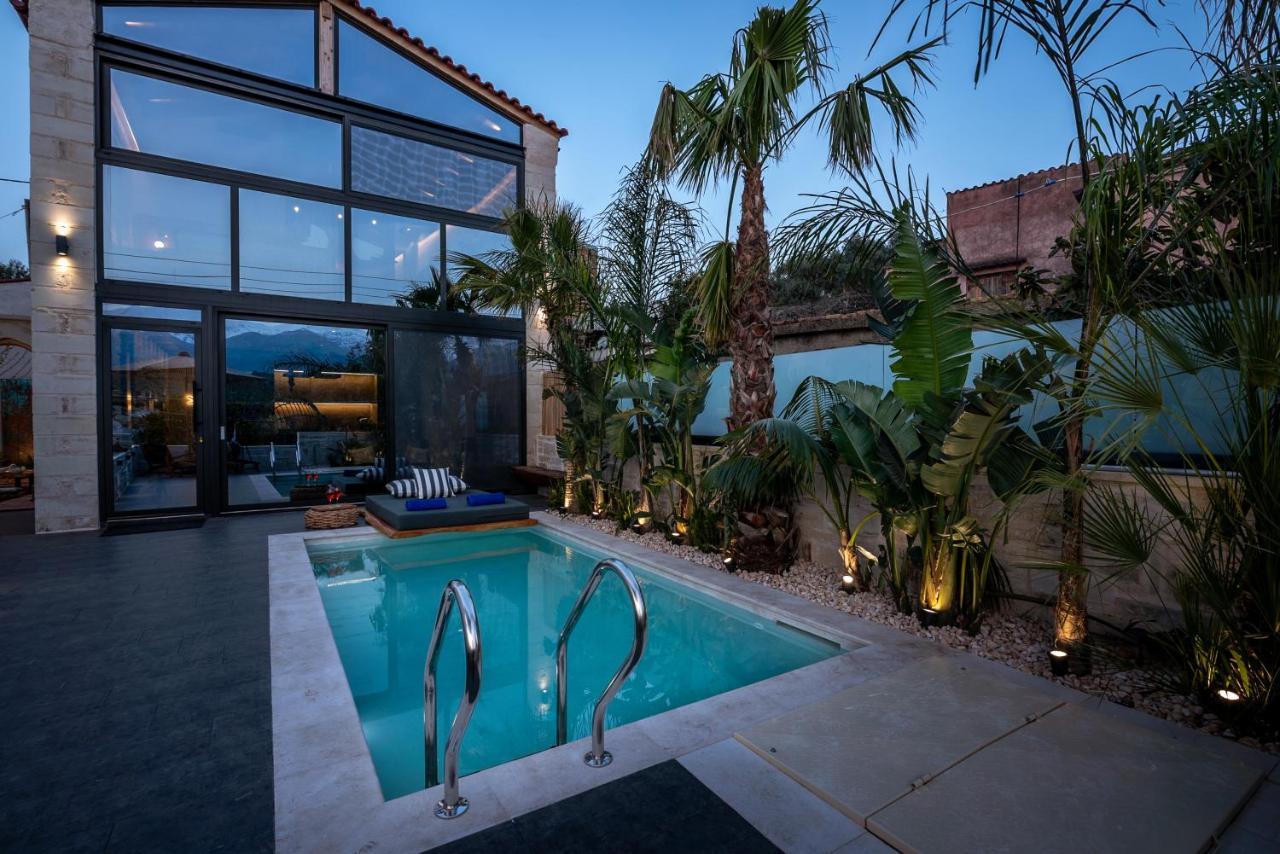 Villa Armenus, Private Pool, Garden, Bbq خانيا المظهر الخارجي الصورة