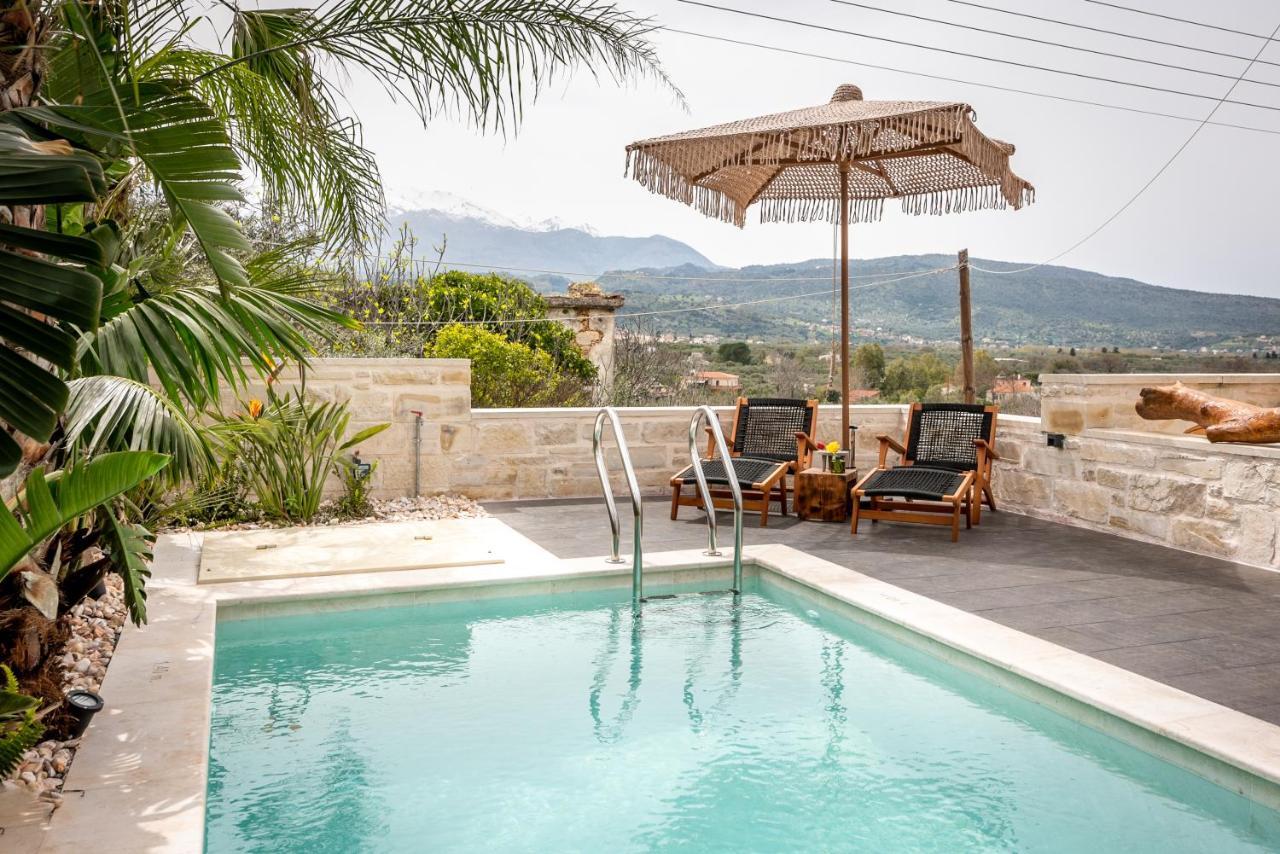 Villa Armenus, Private Pool, Garden, Bbq خانيا المظهر الخارجي الصورة