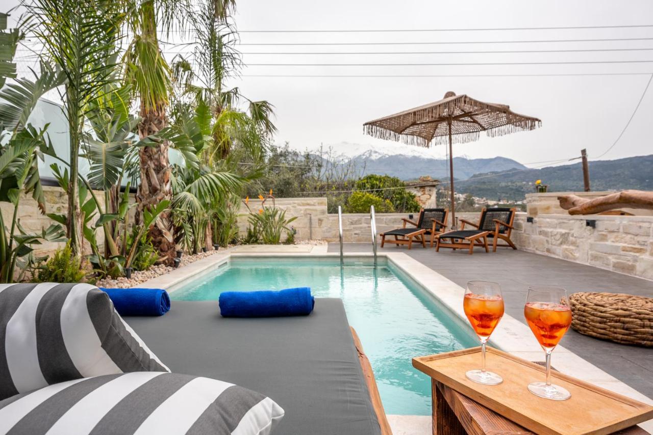 Villa Armenus, Private Pool, Garden, Bbq خانيا المظهر الخارجي الصورة