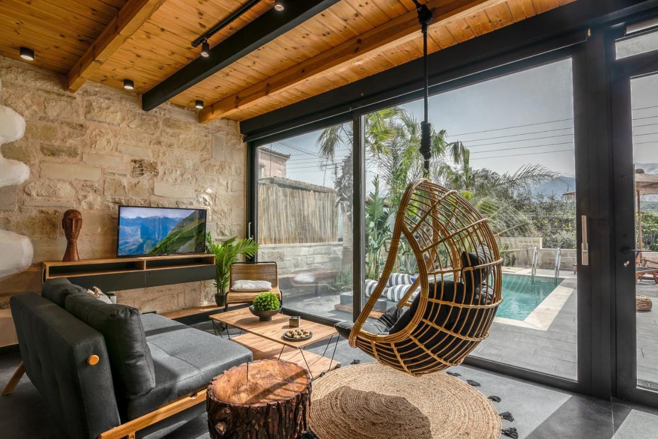 Villa Armenus, Private Pool, Garden, Bbq خانيا المظهر الخارجي الصورة